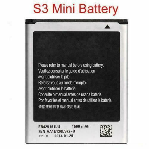 Samsung Galaxy S3 Mini GT-I8190 Battery EB-525161LU EB-L1M7FLU 3 Pin 1500mAh UK