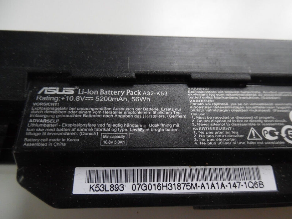 ASUS Laptop Battery A32-K53
