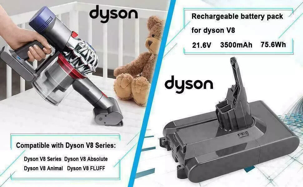 GENUINE DYSON V8 ANIMAL ABSOLUTE SV10 CORDLESS VACUUM CLEANER BATTERY 967834-02