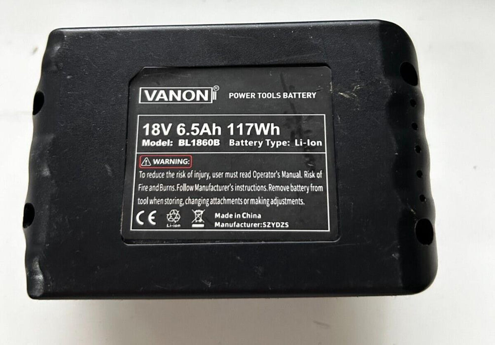 for Makita 18V Battery 6.5Ah Li-ion LED BL1830 BL1840 BL1850 BL1860 Used