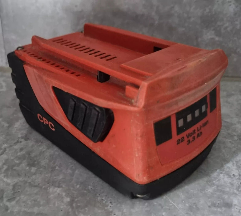 Genuine Hilti B22/3.3 li-ion battery Used