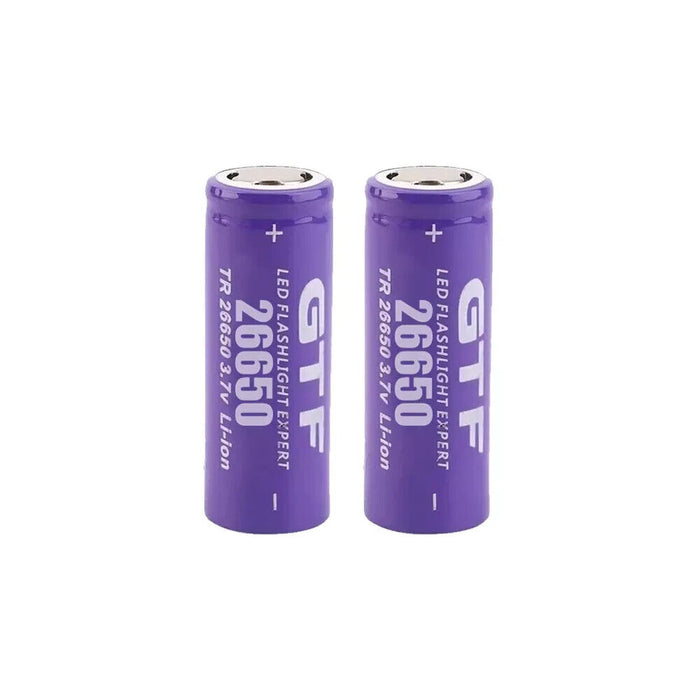 GTF 26650 Battery x 2 3.7 Volts