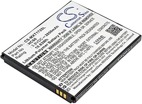 CS-MXT172SL Battery 2850mAh compatible with [Motorola] Moto C Plus