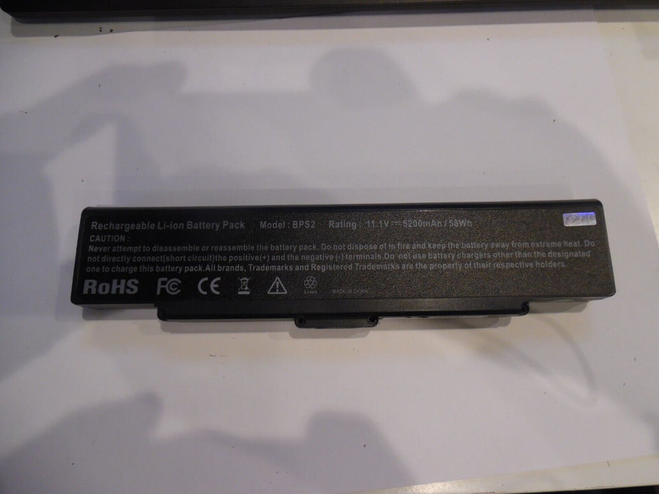 Genuine Sony Li-ion Notebook Battery for Select Sony Notebooks (VGP-BPS2)