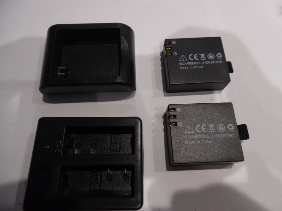 AKASO EK7000 4K ULTRA HD CAMERA BATTERY CHARGING DOCK 2 Batteries