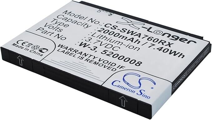 CS-SWA760RX Battery 2000mAh compatible with [Sierra Wireless] Aircard 760