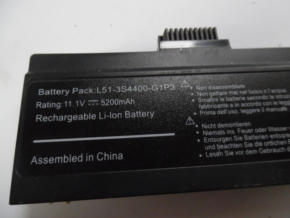 11.1V 5.2Ah L51-3S4400-S1L3,S1S5,G1P3  Battery for Fujitsu Amilo Pi 2530