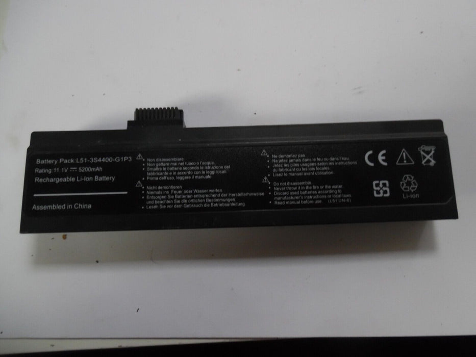 11.1V 5.2Ah L51-3S4400-S1L3,S1S5,G1P3  Battery for Fujitsu Amilo Pi 2530