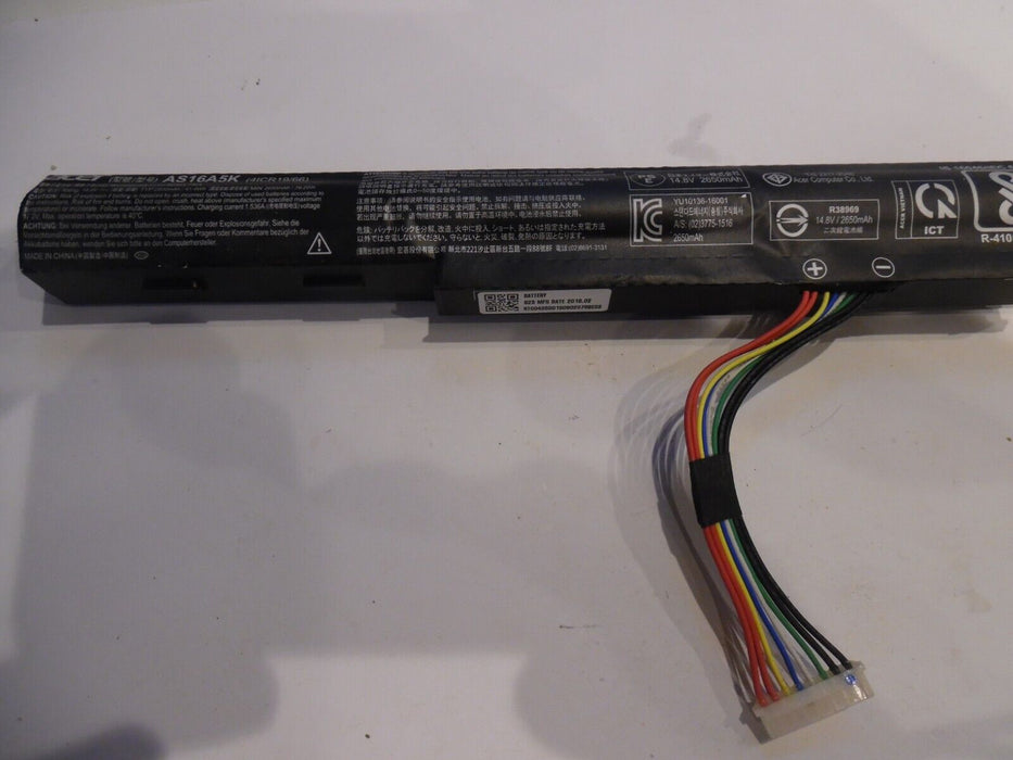 Acer AS16A5K Replacement Internal Rechargeable Li-Ion Battery - GENUINE 14.8V