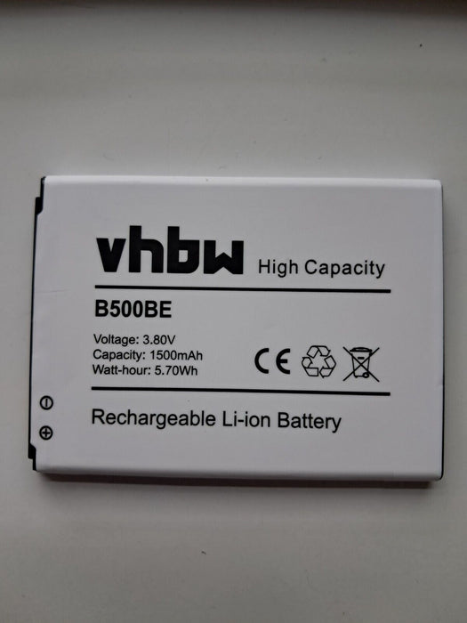 VHBW Battery B500BE (1500mAh) For Samsung Galaxy 4 mini