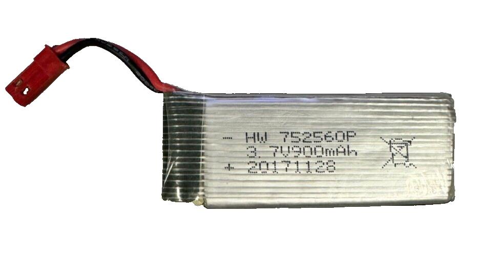 3.7V V900mAh 1S LiPo Battery Model Aircraft 752560P Lithium Battery B2 JST
