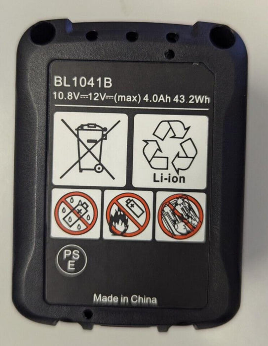 10.8V-12V Replace Battery for Makita BL1041B BL1040B BL1021B CXT 4.0Ah Li-ion UK