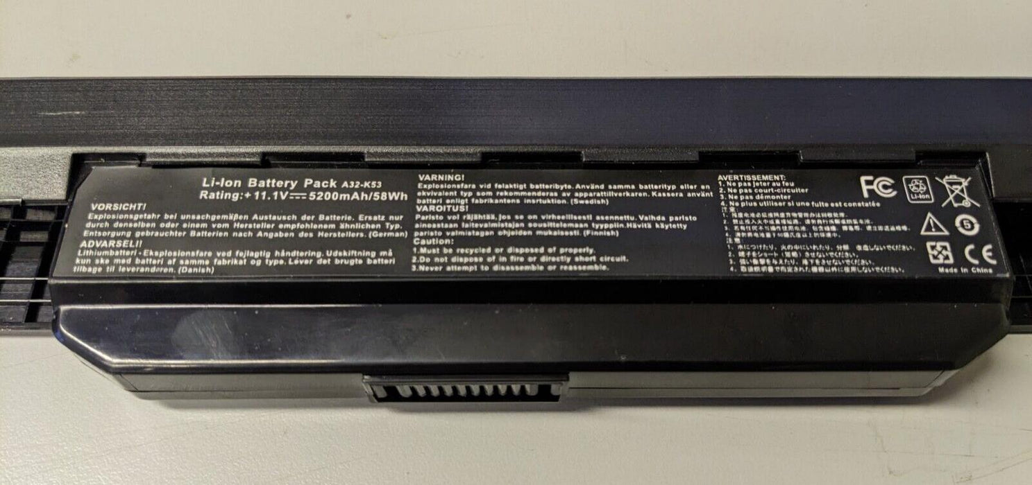 For ASUS Laptop Battery A32-K53