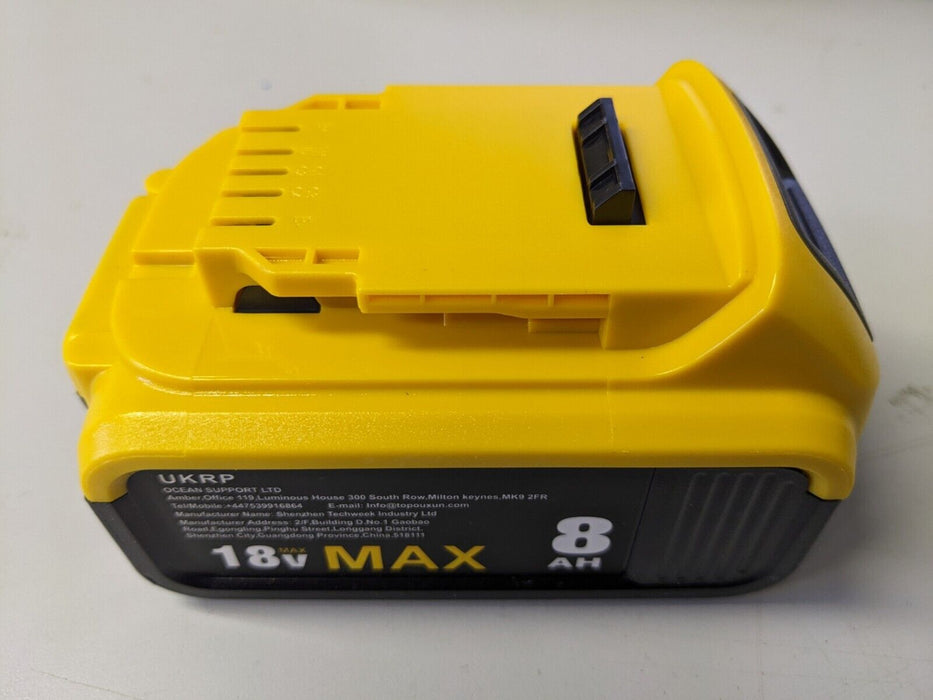 Battery for DeWalt DCB184 Li-ion 18V 8.0Ah 144Wh quality powerpack