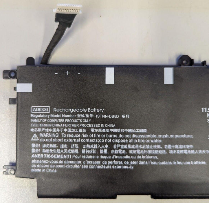 AD03XL Battery for HP ENVY 13-ad006ng HSTNN-DB8D MISSING LUG