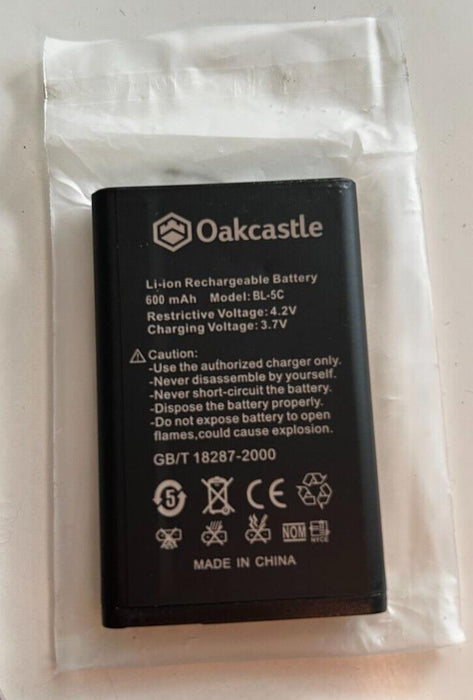 OakCastle Battery for Nokia BL-5C Nokia N70, 1209, 1100, 3100, 3120, 3650, 6230,