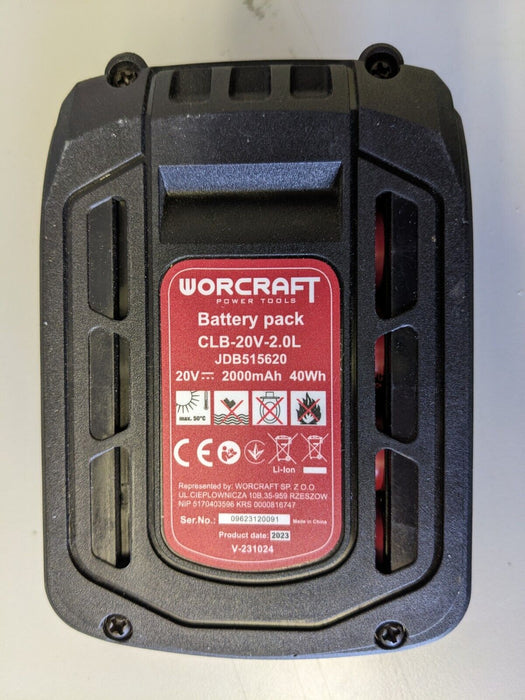 Worcraft CLB 20V 2.0Ah Li-ion Battery JDB515620