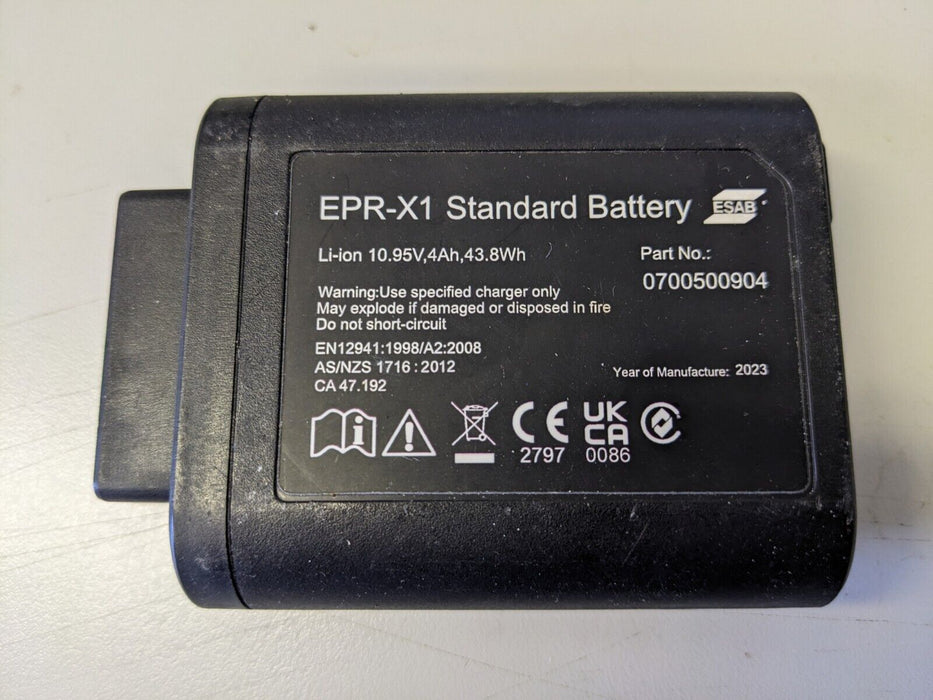 ESAB EPR-X1 Papr Standard Li-ion Battery 10.95V 4Ah 43.8Wh