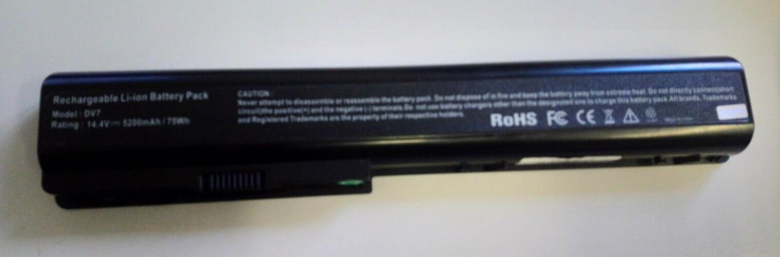 For Hewlett-Packard HP Pavilion DV7 Battery 14.4V 75Wh 5200mAh