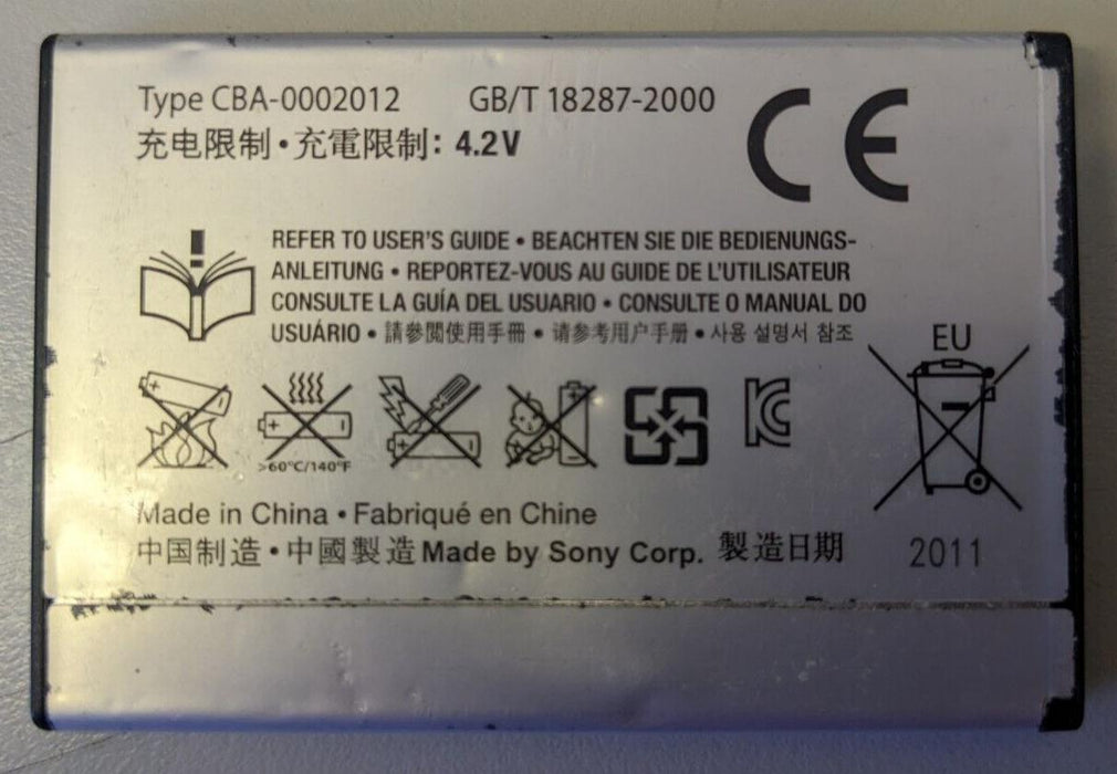 Genuine Sony Ericsson BST-41 Li-ion Battery For Xperia X10 X10i R800 USED