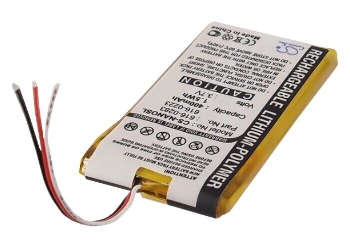 Premium Battery for iPOD iPOD Nan 4G, 616-0223, 616-0224, Nano 2G, 616-0283 NEW