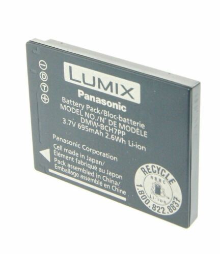 Genuine Original P@ DMW-BCH7E DMW-BCH7PP Battery for L@ DMC-FT10 TS10