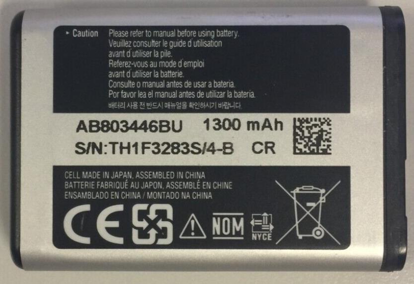 AB803446BU Battery for Samsung Xcover 271 GT-B2710 B2710
