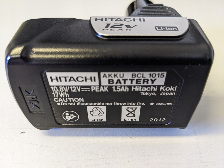 Hitachi 10.8V/12V 1.5Ah Li-ion Battery  AKKU BCL1015