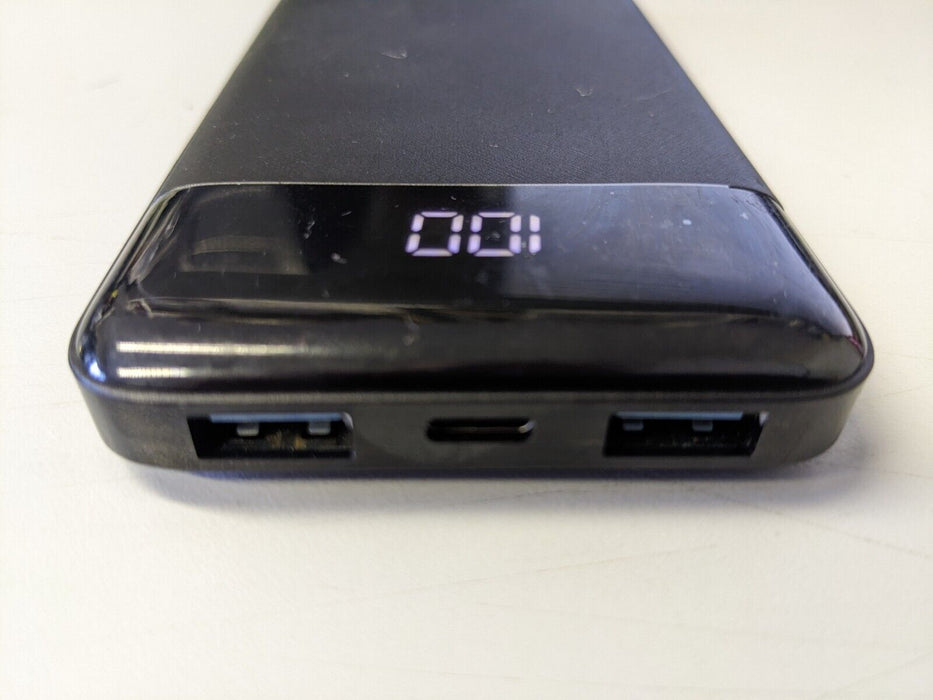 Charmast 10400mAh Wireless Power Bank USB C Battery Pk Portable Digital Display