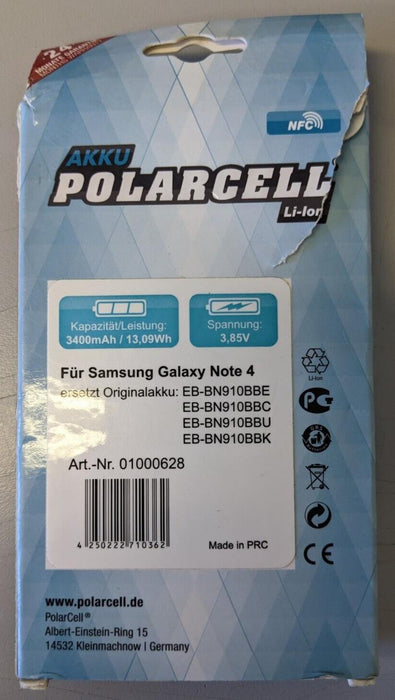 AKKU Polarcell Li-ion Battery for Samsung Galaxy Note 4