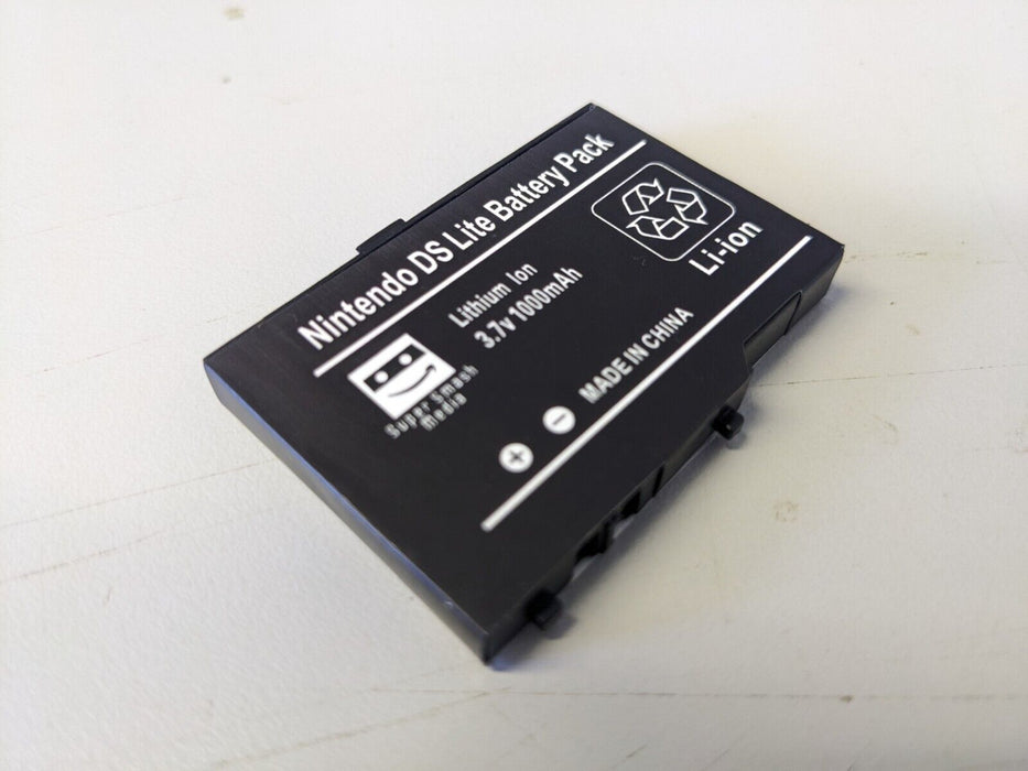 Super Smash Media 1000mAh Replacement Battery Pack Kit for Nintendo DS Lite