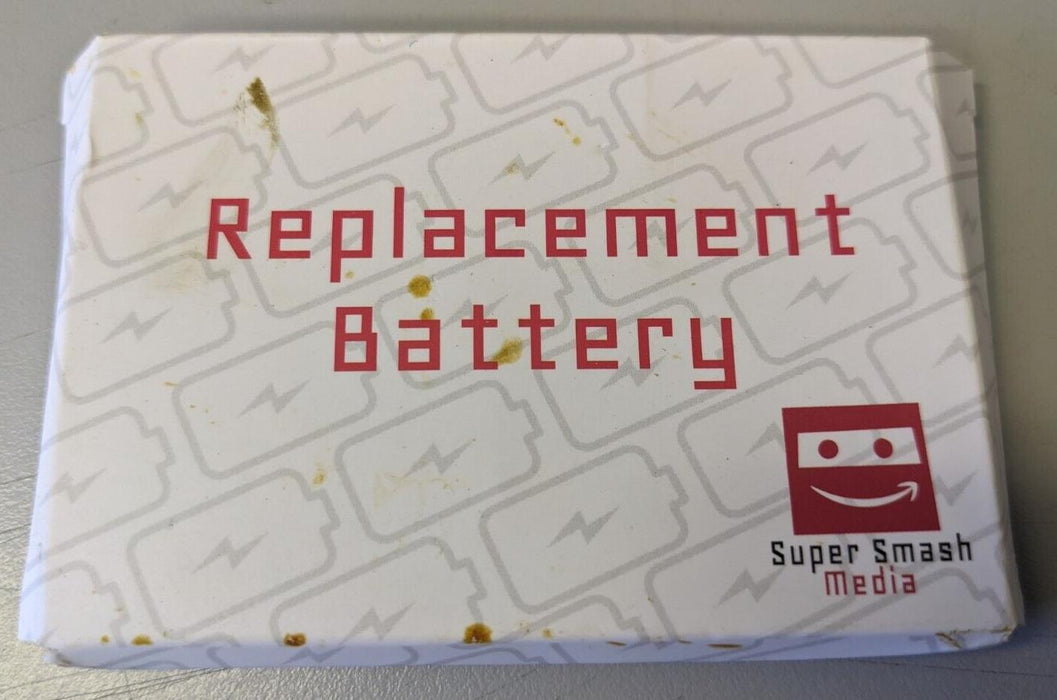 Super Smash Media 1000mAh Replacement Battery Pack Kit for Nintendo DS Lite