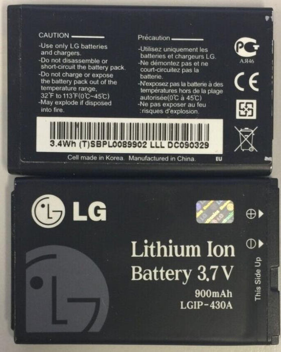 GENUINE LG Smartphone Battery LGIP-430A