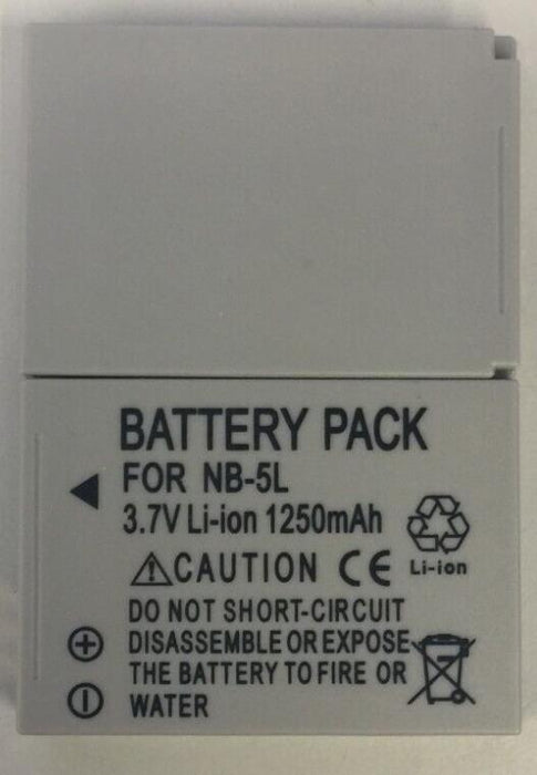 NB-5L Battery for Canon IXUS 90, 980, 990 SX210 SX220 SX230 S110 S