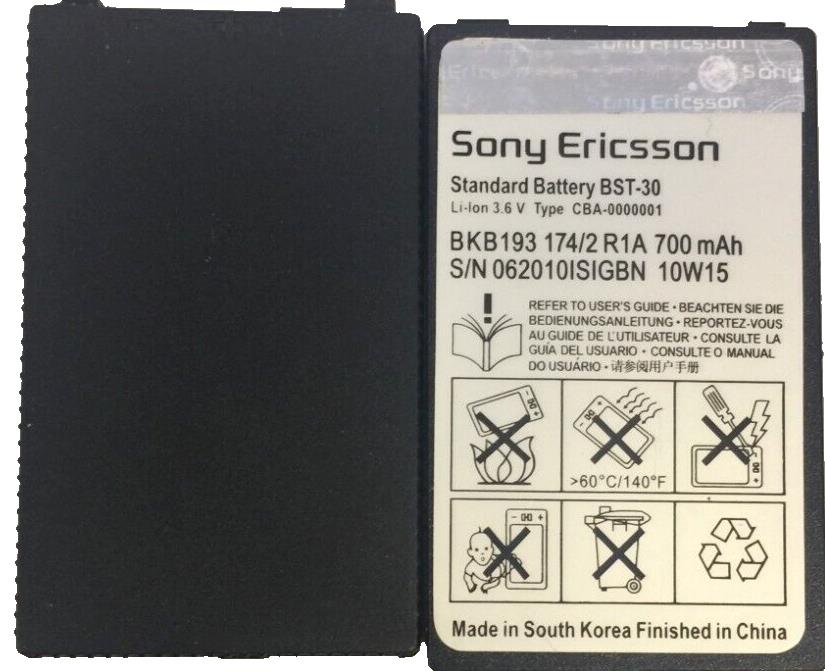 New Genuine Original Sony Ericsson Battery BST-30 K700i T220 T230 T290i K500 etc