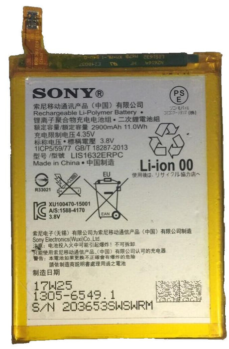 Sony Xperia XZ Battery Genuine Replacement F8331 F8332 LIS1632ERPC 2900mAh