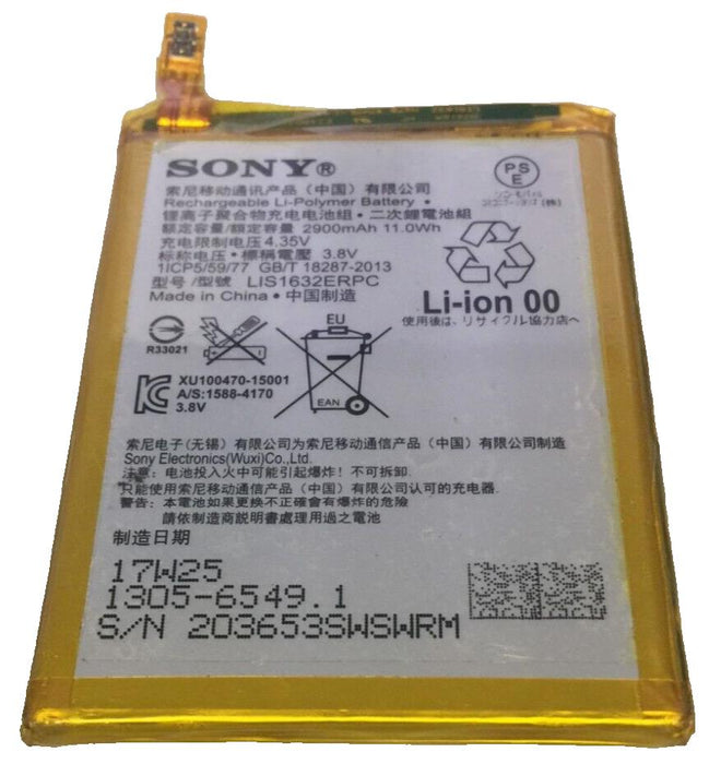 Sony Xperia XZ Battery Genuine Replacement F8331 F8332 LIS1632ERPC 2900mAh