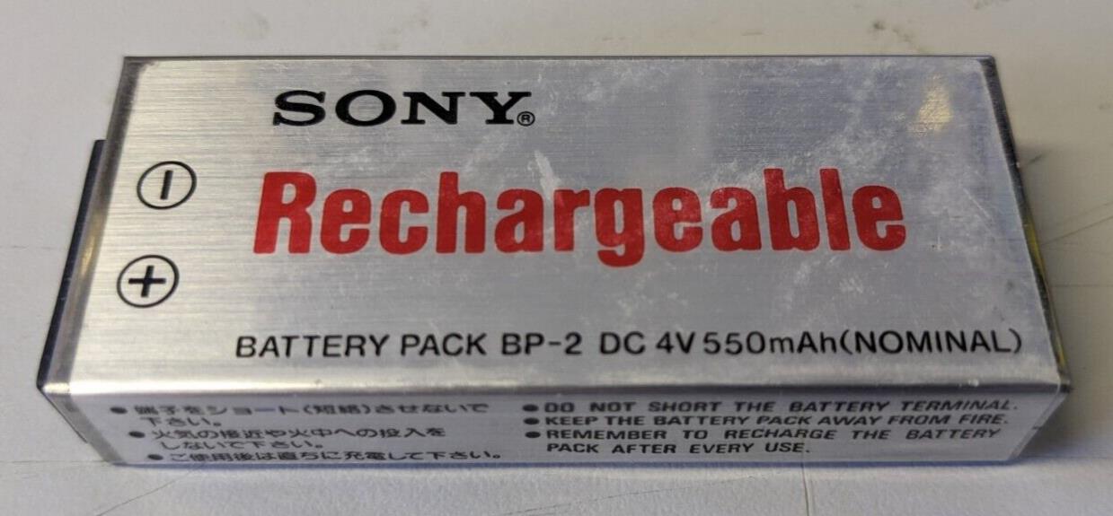 Vintage Sony BP-2 Discman Rechargeable Battery USED