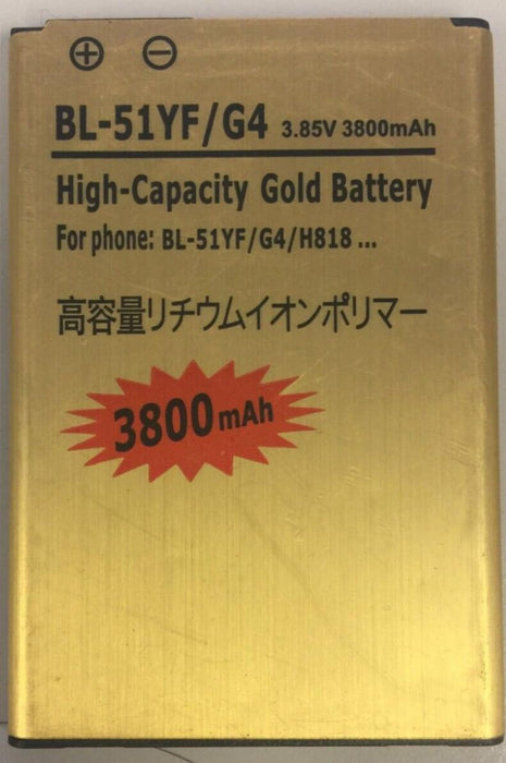 New Replacement LG BL-51YF Battery 3000mAh 11.6Wh For LG G4 H815 Dual LTE H819