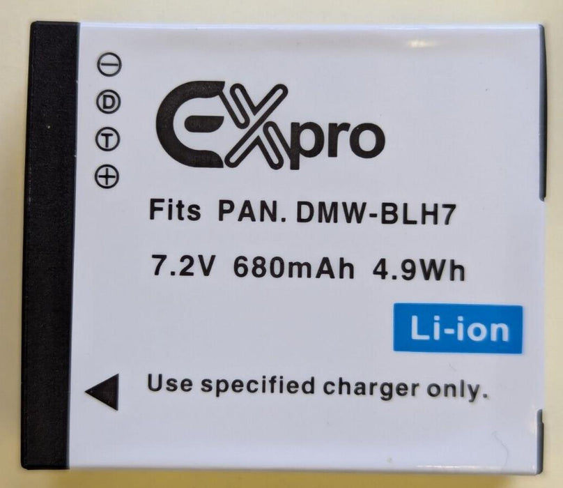 FOR Panasonic DMW-BLH7/DMW-BLH7E Battery Pack 680mAh