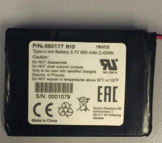 Battery for ASCOM 660177/R1D