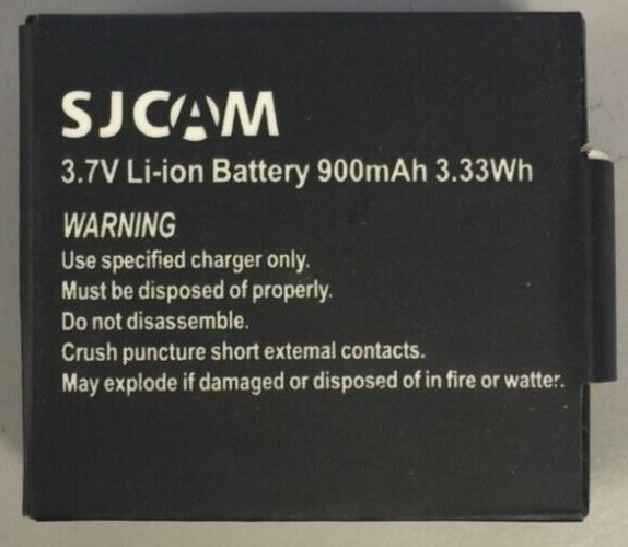 Genuine SJCAM SJ4000 SJ5000 M10 Li-ion Camera Battery 3.7V 900mAh