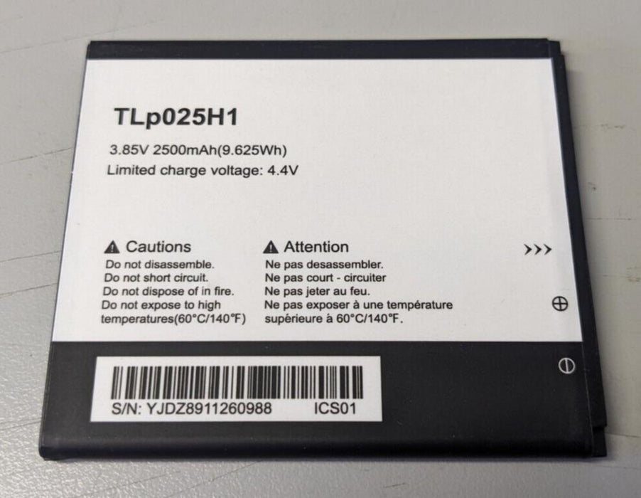 Alcatel TLp025H1, TLp025H7 Battery for Alcatel One Touch Pop 4 NEW