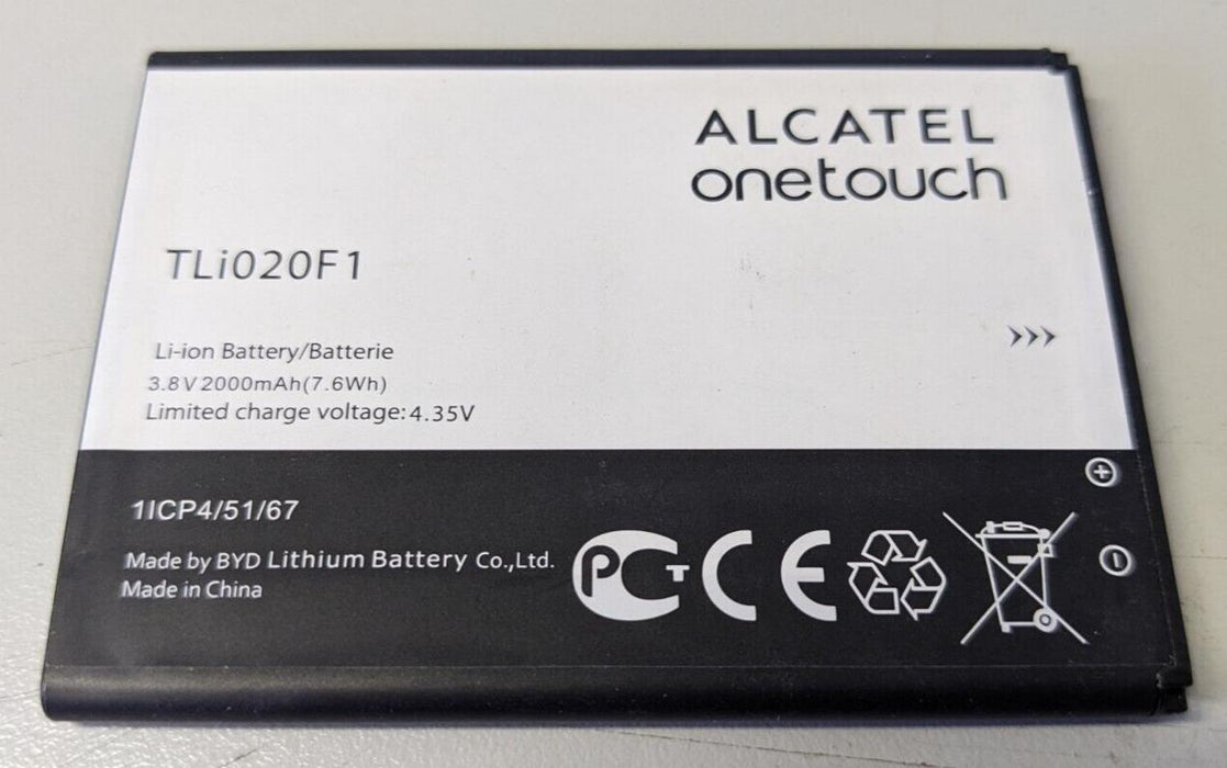 Alcatel TLi020F1 2000mAh Battery for Alcatel USED