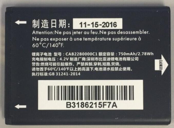 Brand New Alcatel CAB31L0000C1  Battery V155 282 890 3040 891 VF555 i808 A383G