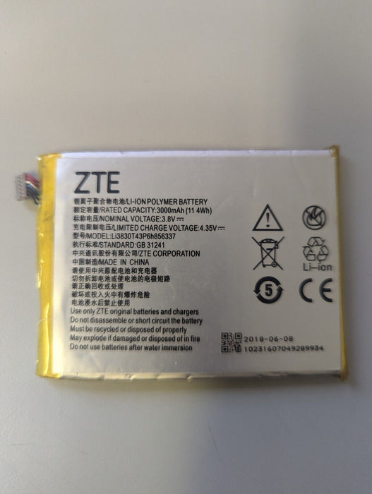 ZTE Blade S6 battery Original Li3830T43P6h856337 Genuine USED