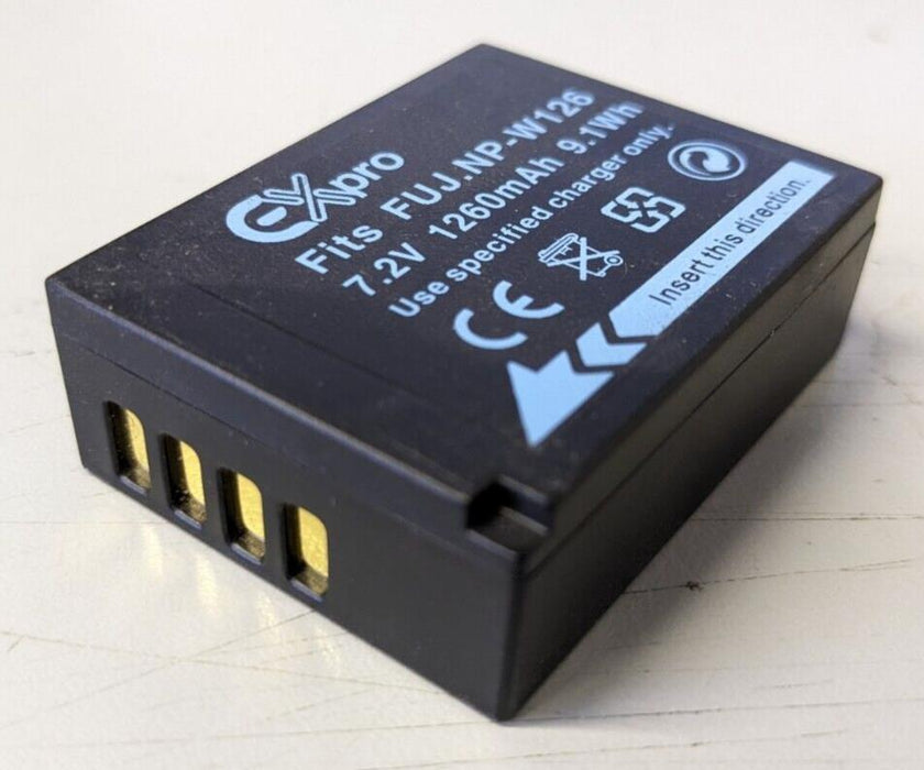 Replacement NP-W126 Battery 1260mAh for Fuji NEW