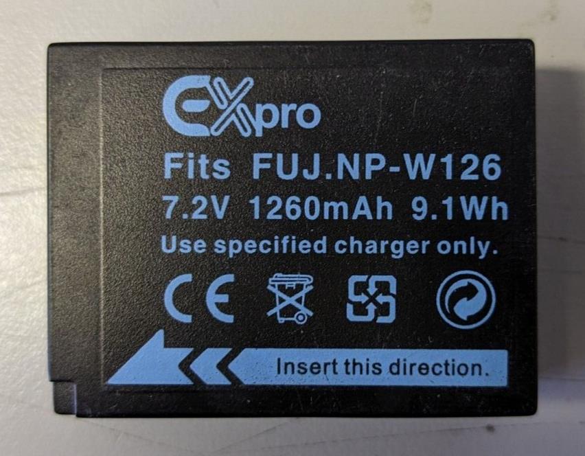Replacement NP-W126 Battery 1260mAh for Fuji NEW