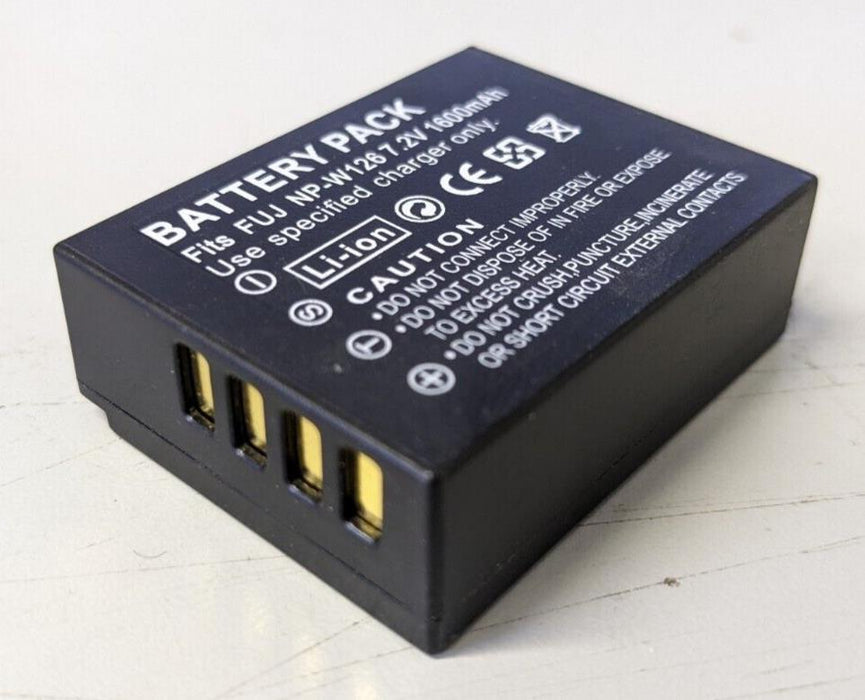 Replacement NP-W126 Battery 1600mAh for Fuji NEW