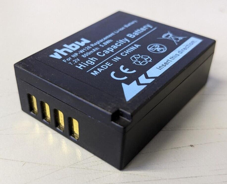 Replacement NP-W126 Battery 800mAh for Fuji NEW